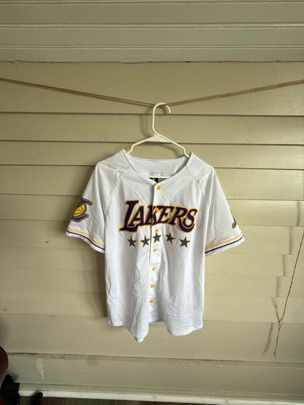 NBA Los Angeles Lakers Jersey Size M White
